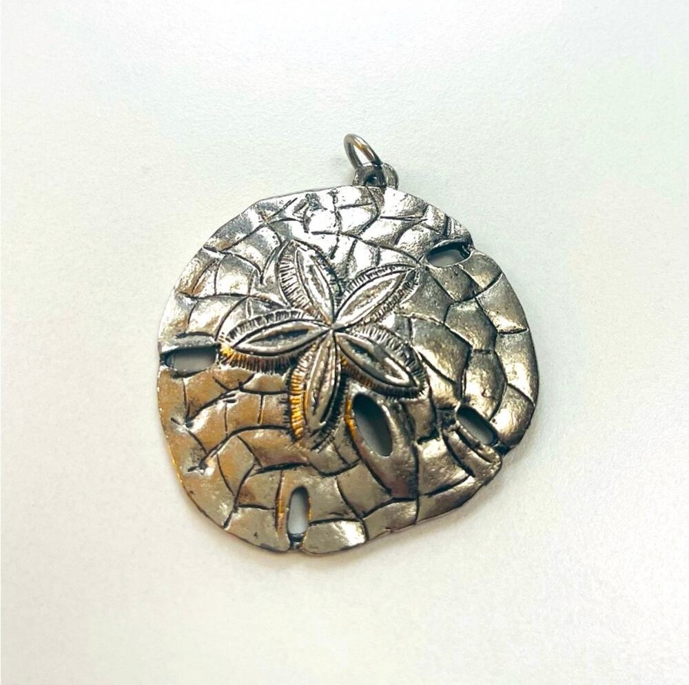 Sand Dollar Starfish Shell Pendant, Shell Necklace